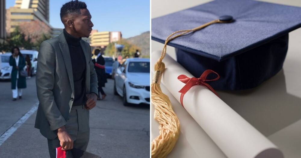 Education, Law, Mzansi, Youth, Inspiration, Man Celebrates, 3rd Law Graduate, in Family Education, Law, Mzansi, Youth, Inspiration, Man Celebrates, 3rd Law Graduate, in Family