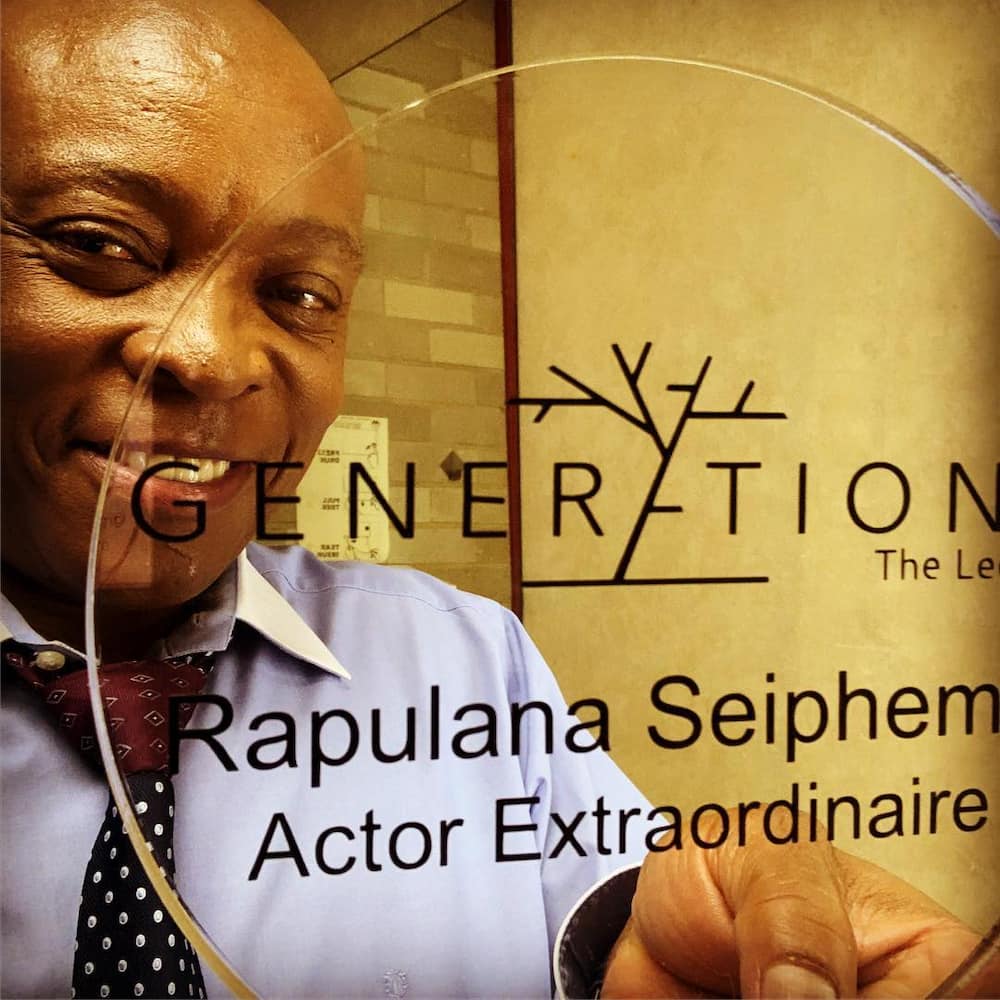 Rapulana Seiphemo acting career