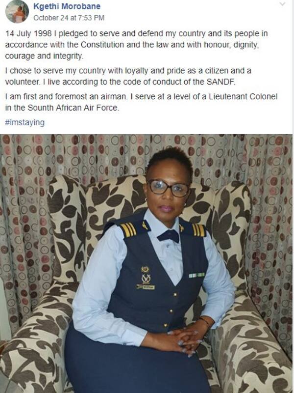 Female pilot working for SA Air Force for 21 years inspires Mzansi
