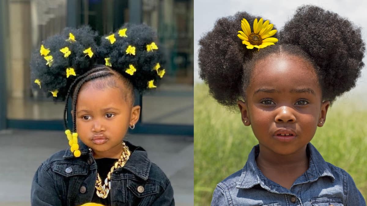 4 easy hairstyles for kids | Natural hair | AbbieCurls - YouTube