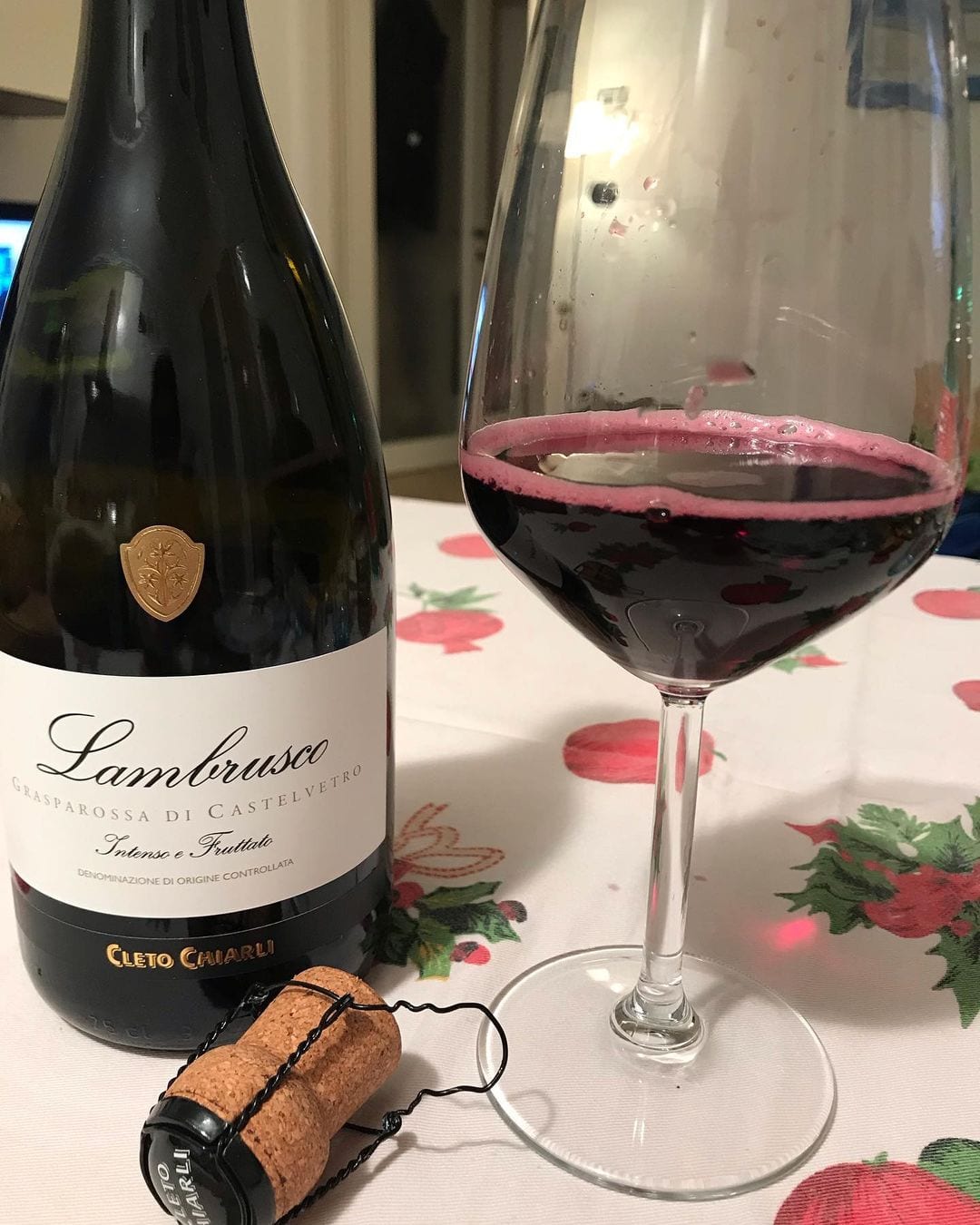 lambrusco wine bottle