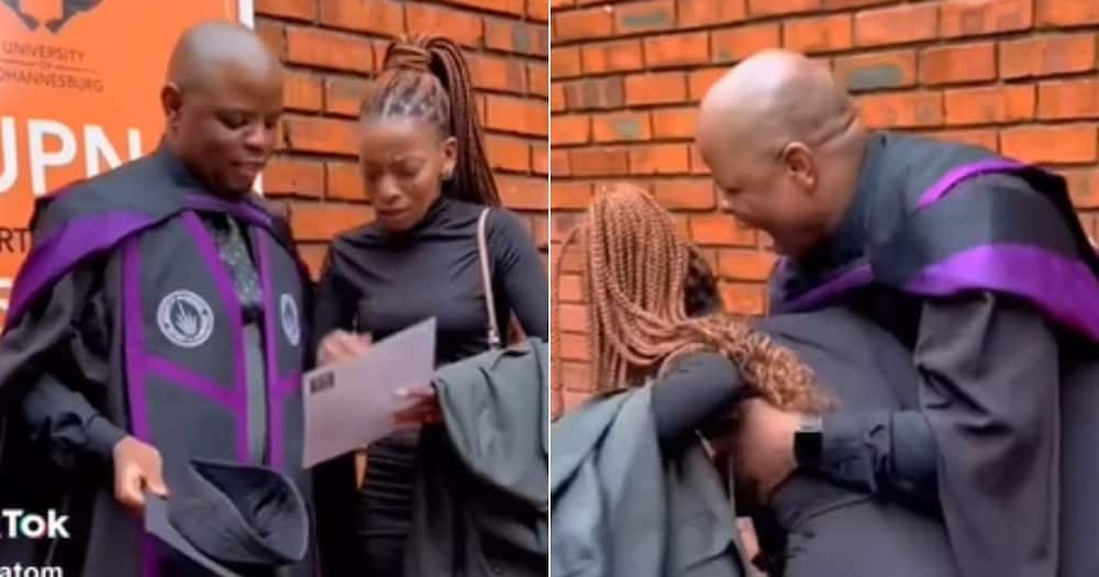 Wife "sad" her name will not appear on husband's University of Johannesburg degree