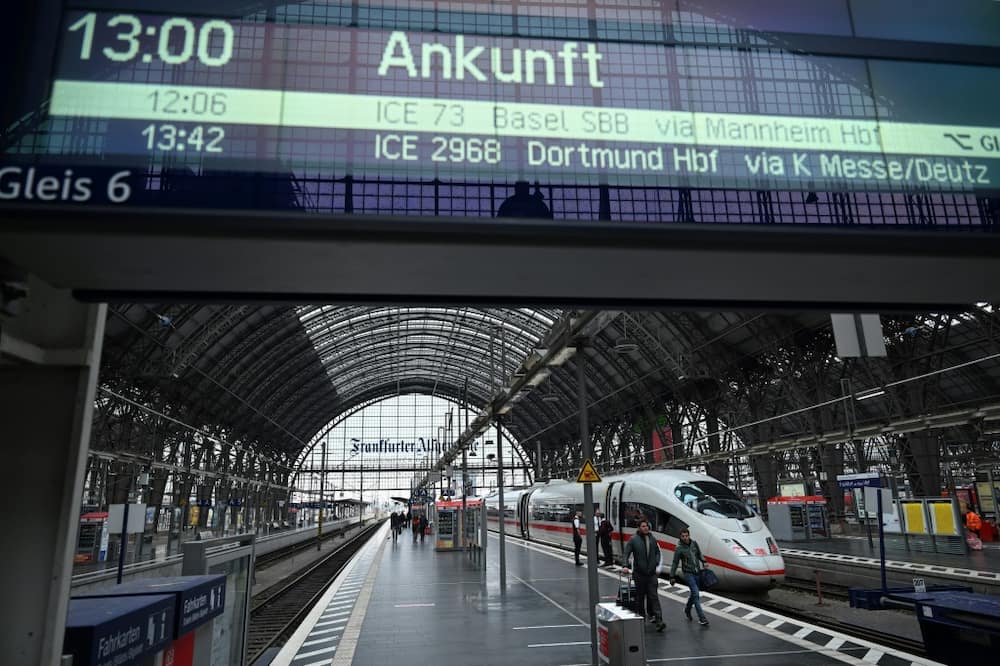 Passengers in Germany are stranded by strikes hitting trains and airlines