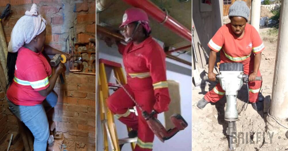 Proud Female Plumber Sthando Cele Wants to Open Doors for Women