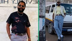 Sjava's English bundles run out in funny 'Trending SA' interview, Fans defend: "Sjava knows English"
