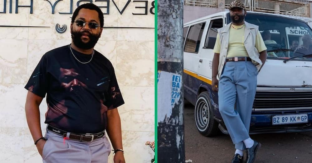 Sjava choked on a question during an interview on 'Trending SA'