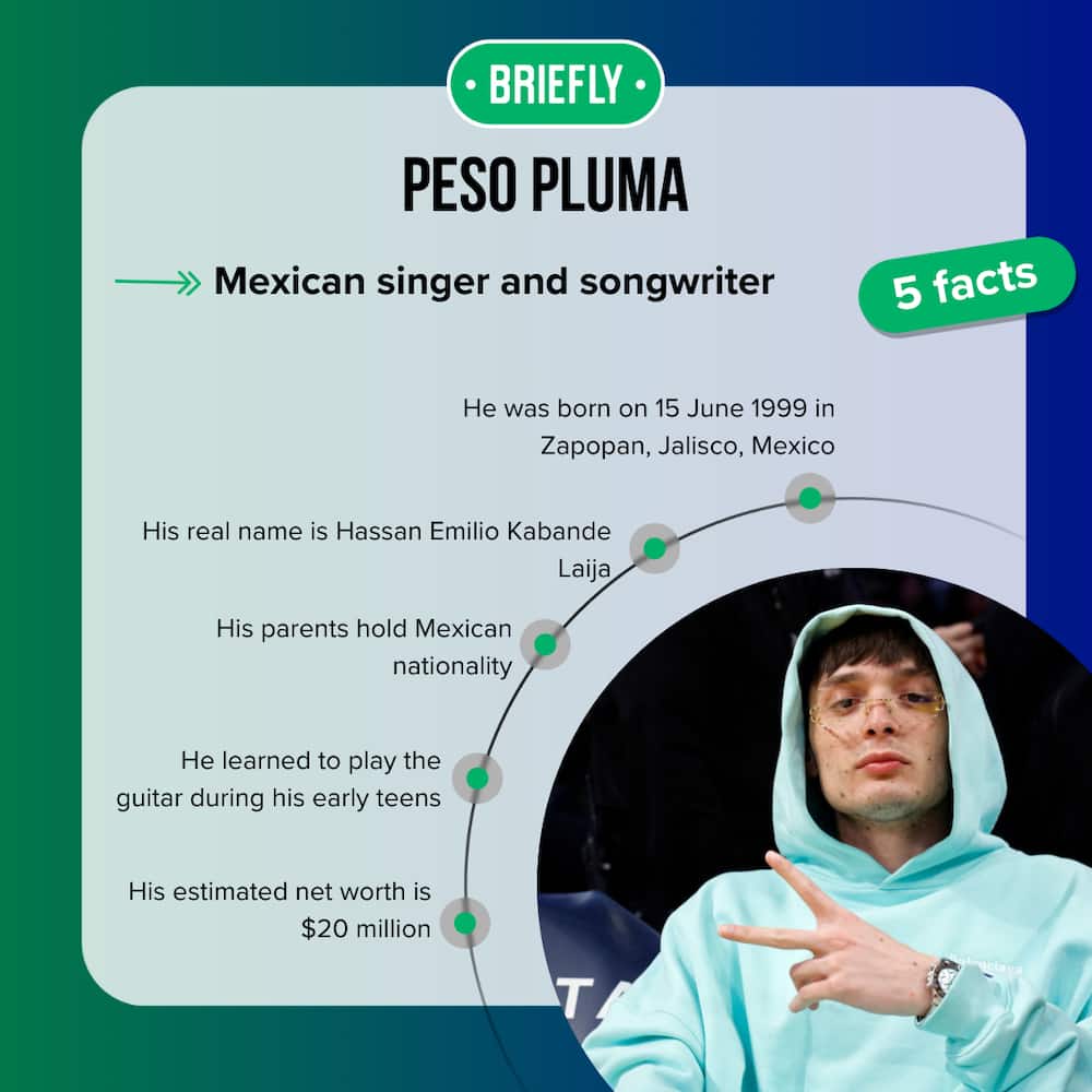 Peso Pluma's height, age, real name, parents, nationality 