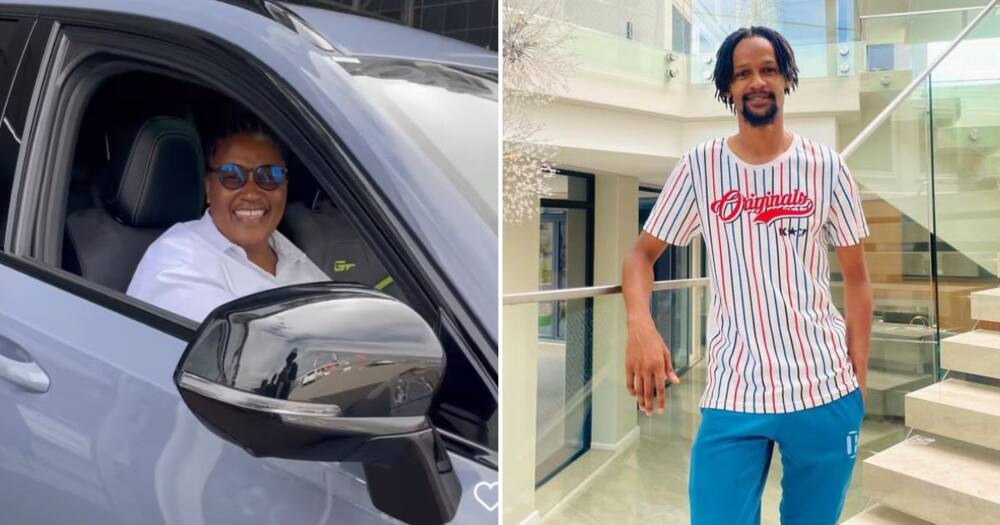 'Gqeberha The Empire' actor Ayanda Makayi bought his mom a new car.