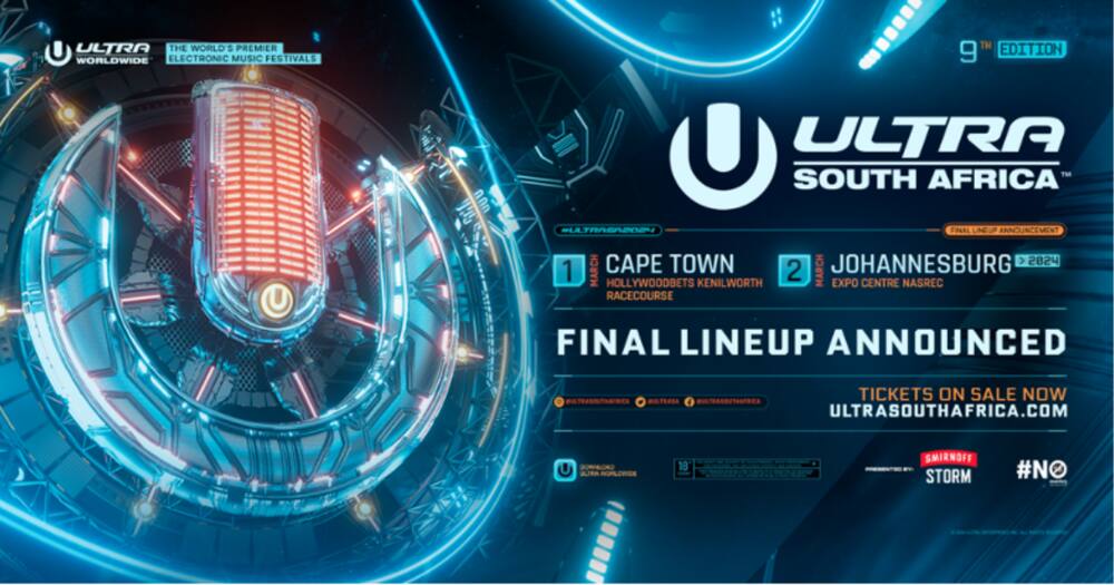 Many SA artists and amapiano stars have been added on the ULTRA SA lineup