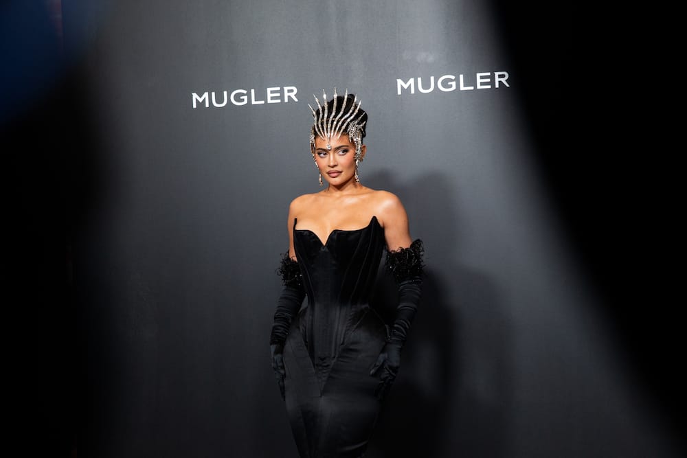 Kylie Jenner attends the Thierry Mugler: Couturissime Exhibition