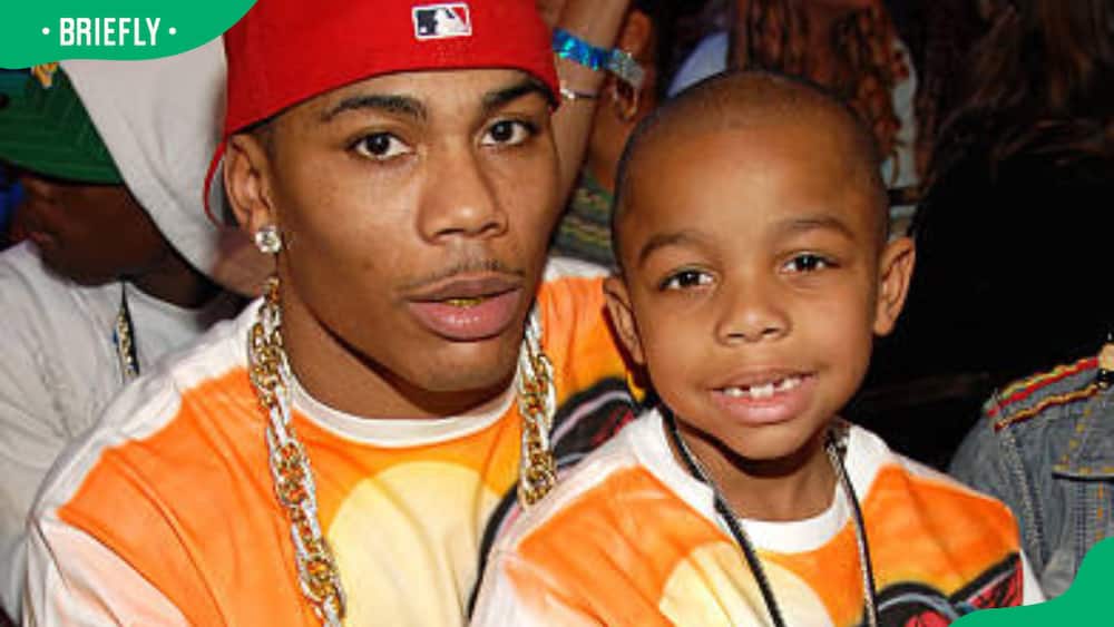 Nelly and son Cornell Iral