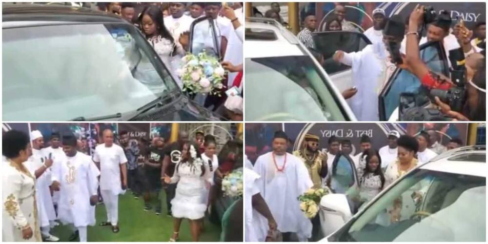 Nigerian man stuns his wife with 2 cars on their wedding anniversary
