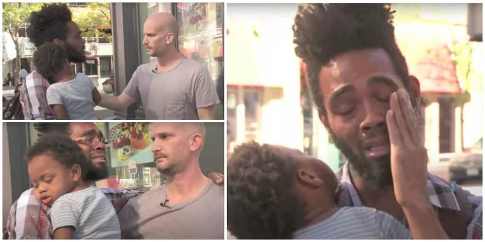 Touching video as man offers N411k to single father, pays for a hotel room for him