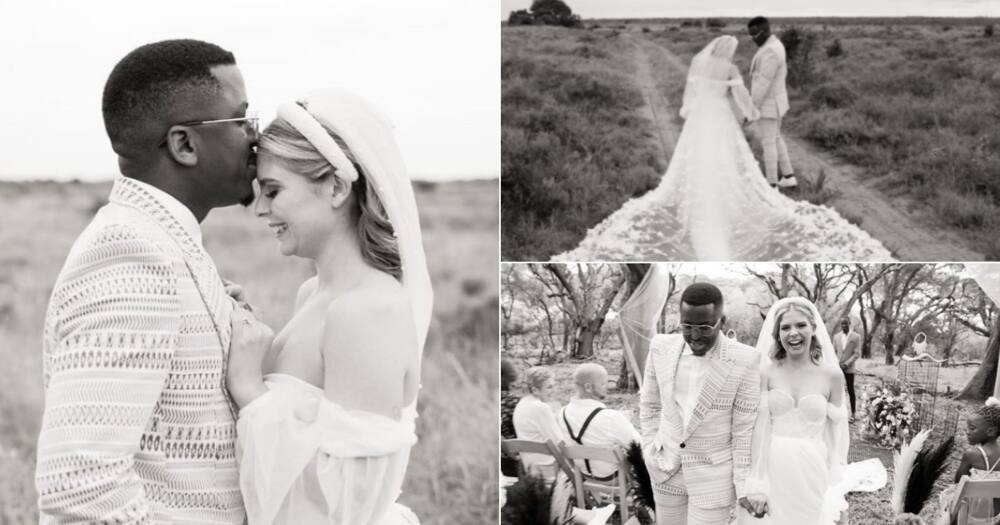 “God Bless Your Union’: SA Celebrates Beautiful Couple on Their Wedding Day
