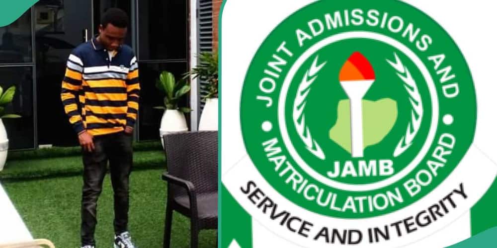Young man who took UTME for 3 years sheds tears after seeing his 2024 result