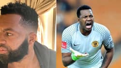 Amakhosi goalkeeper Itu Khune reveals new hairstyle via social media