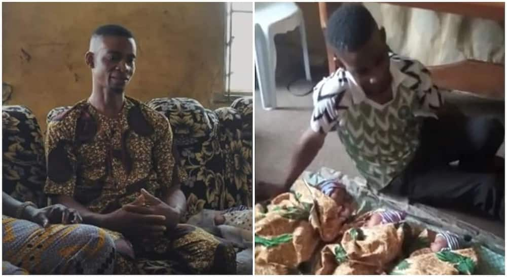 Kabir Owoyemi whose wife delivered triplets in Ogun state.