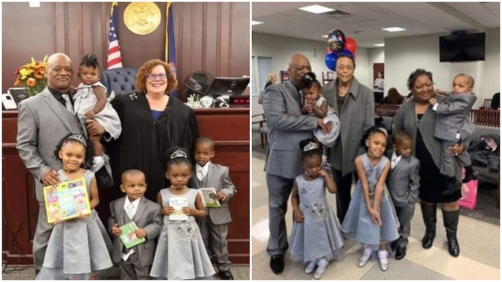 Single father adopts 5 children of same parents so they can grow together