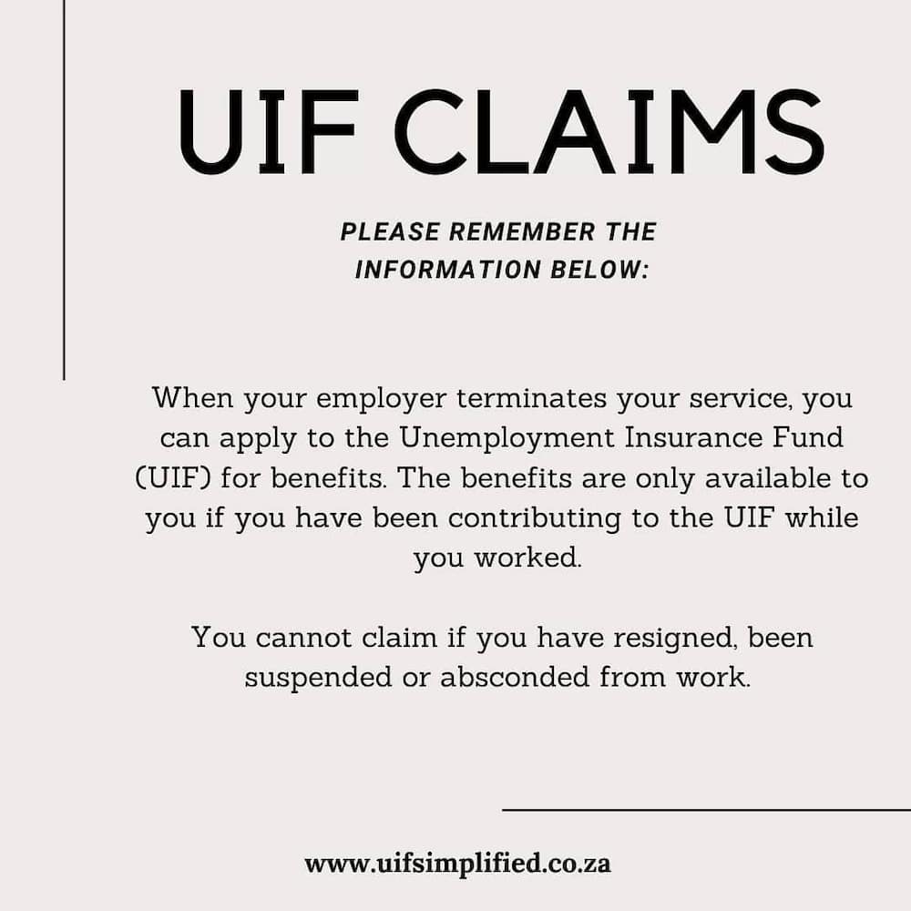 What are UIF claims?