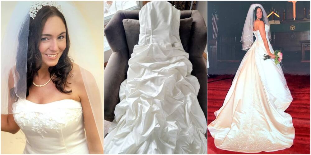 Woman discovers she has the wrong bridal dress 14 years after wedding