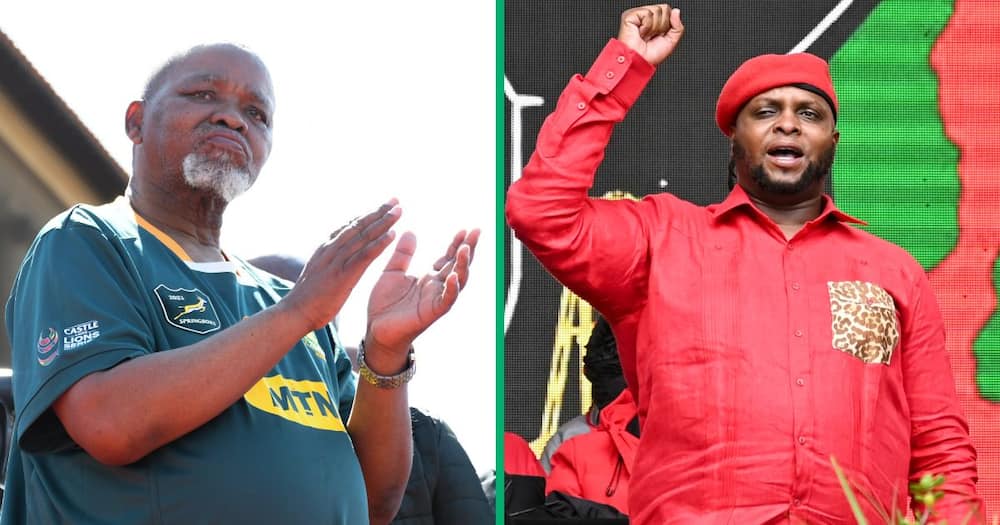 Mzansi laughs at Mantashe for claiming that EFF's Shivambu will loot public purse if elected finance minister