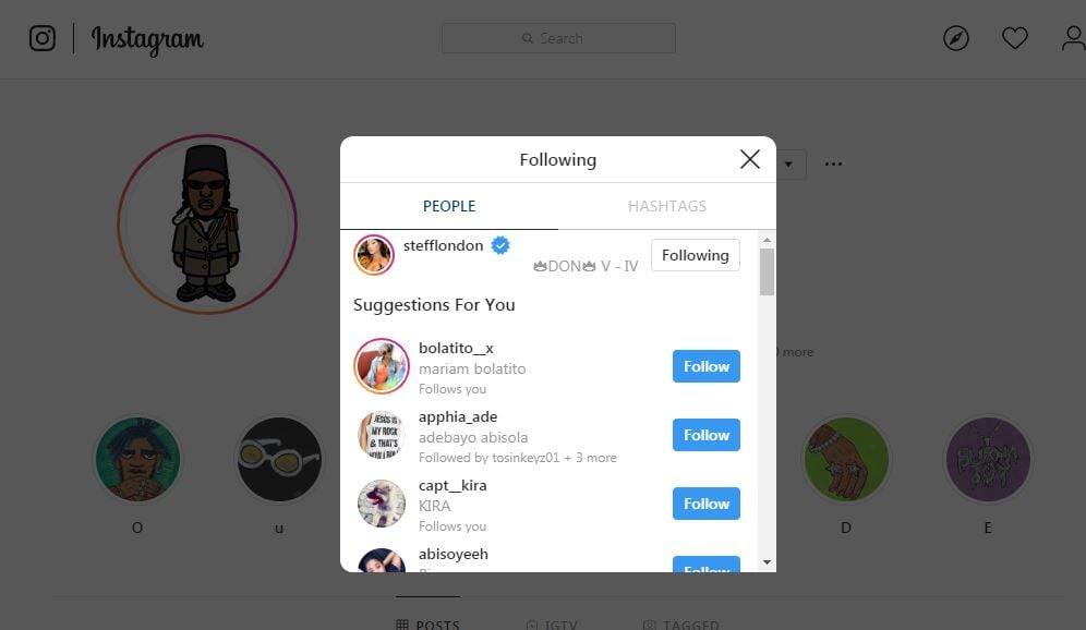 Burna Boy unfollows everyone on Instagram except girlfriend Stefflon Don