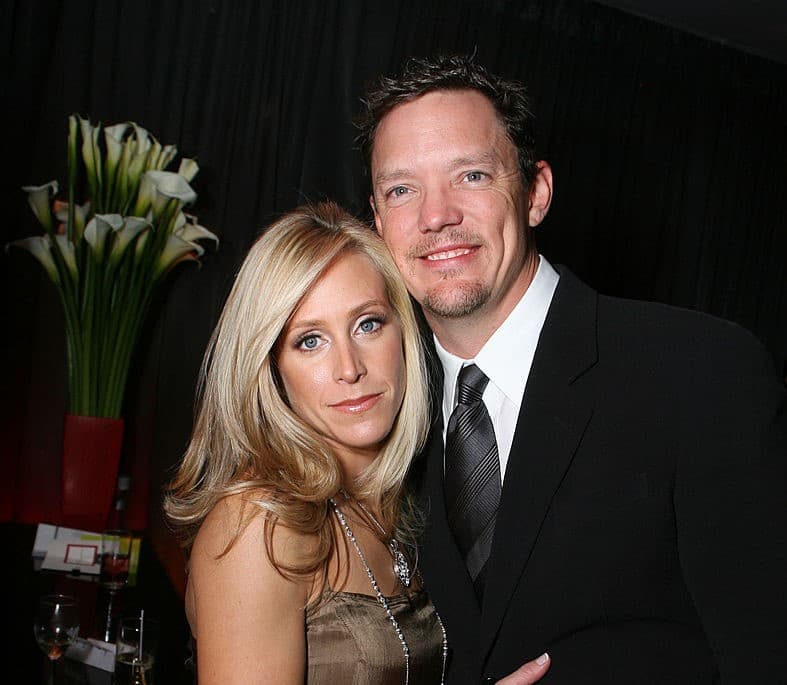 LOS ANGELES, CA. June 15, 2000: Actor MATTHEW LILLARD & fiancee at