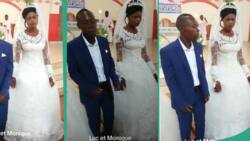 "Is it by force?" Bride's frowns face, refuses to dance with her hubby during wedding ceremony