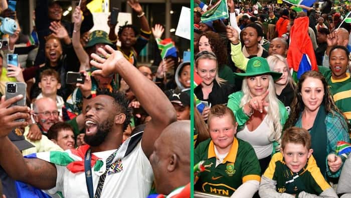 Springboks bring Webb Ellis Cup to Kimberley, fans excited to meet rugby champs