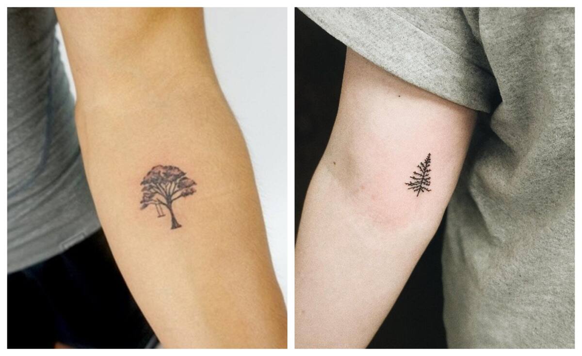 Tattoo uploaded by Oscar • #smalltattoo #tree #hearttattoo #linework  #fineline • Tattoodo
