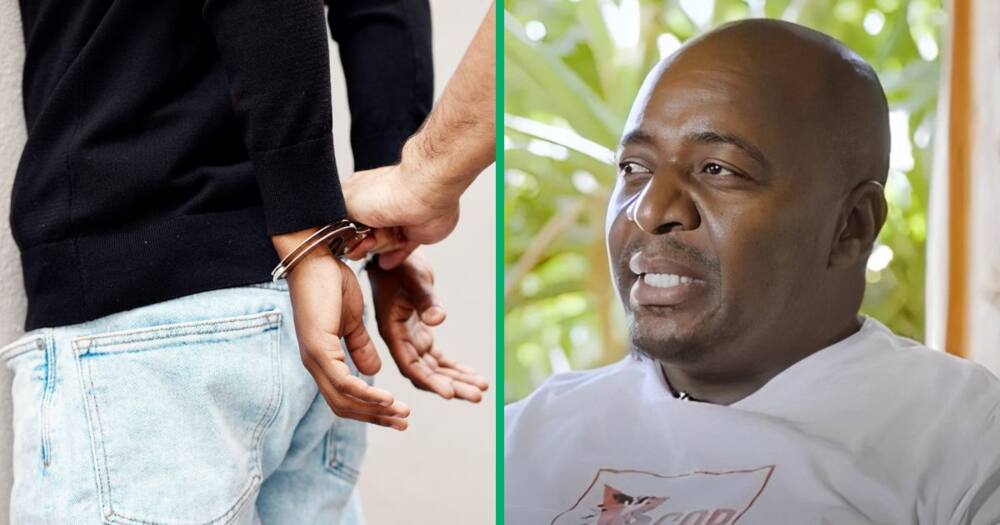 Black man in handcuffs, ex-cop shares story of arrest.