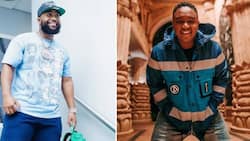 Cassper Nyovest and DJ Shimza impressed by over R103 billion in bank account, Mzansi weighs in: “Demo account”