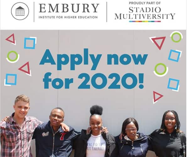 Embury college online application, courses, fees, bursary, requirements 2020