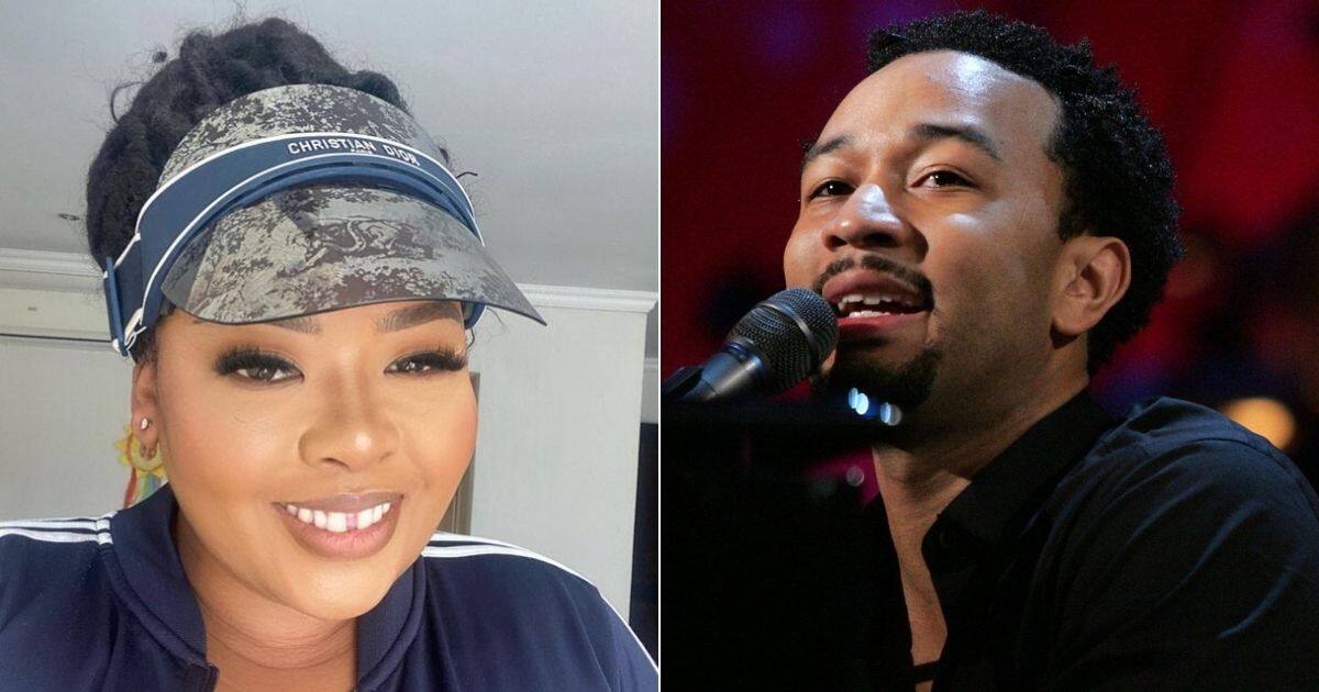 John Legend Serenades Radio Personality Anele Mdoda During 94.7 FM ...