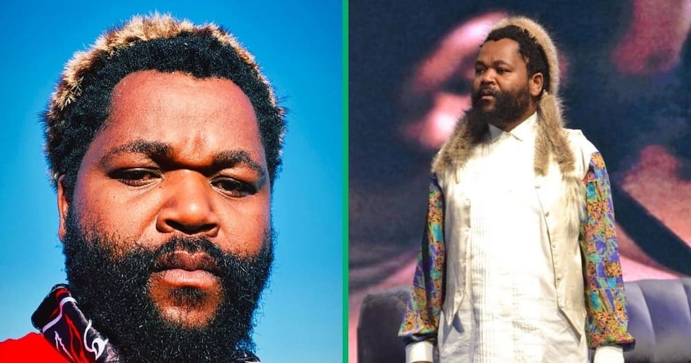 Sjava avoided a woman attempting to twerk at him at a show