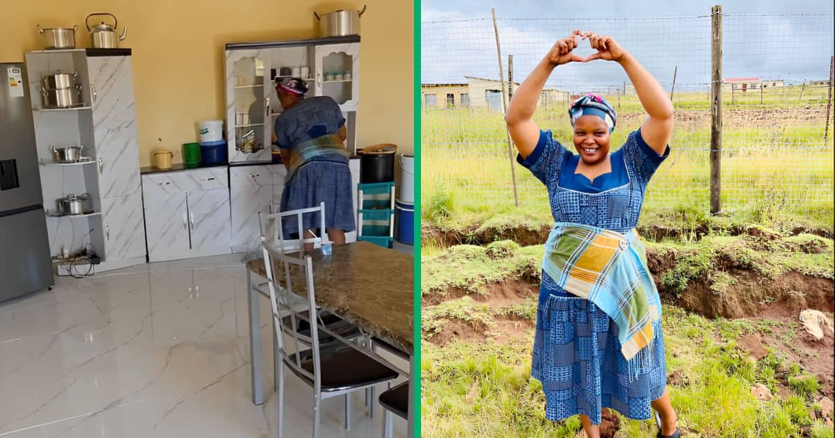 Woman Shows Off Neat Rondavel Home, Mzansi Impressed: “Beautiful ...