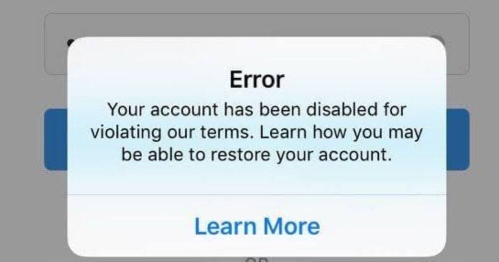 How do I contact Instagram to restore my account?