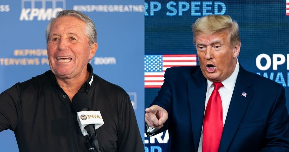 Uproar as Gary Player accepts award from Trump after US violence