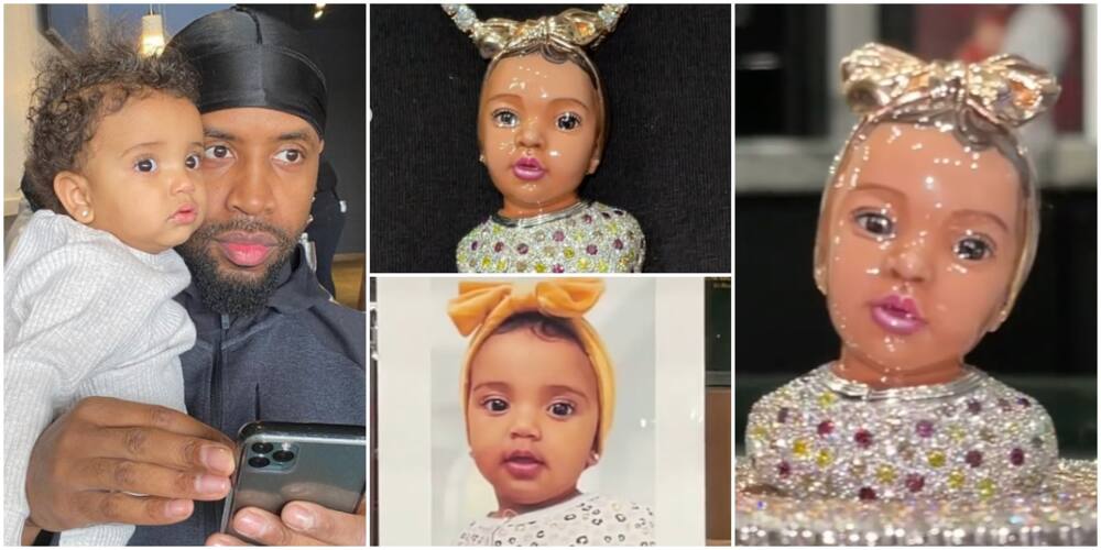 American Rapper Safaree Makes Stunning Pendant of Daughter's Image, Flaunts Jewellery Online