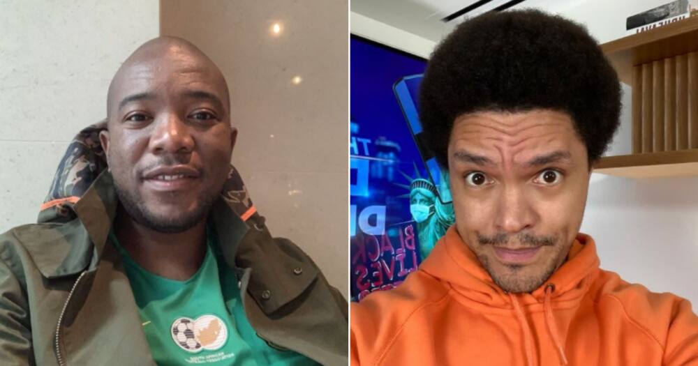 Mmusi Maimane, Trevor Noah, election campaigning joke