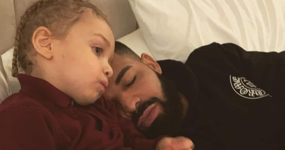 Drake celebrates son's birthday with lovely party.