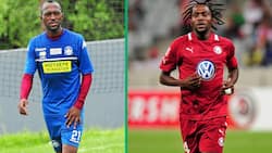 Mzansi reacts to pic of former Sundowns player Lerato Chabangu looking down and out