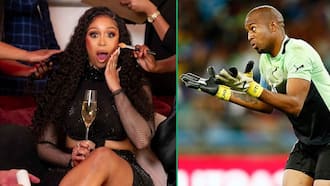 Minnie Dlamini hints she doesn't mind having Itu Khune at her roast, fans react: "She is obsessed"
