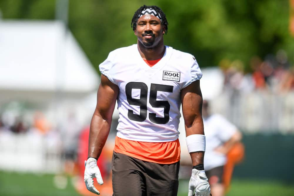 Is Myles Garrett's wife Serra Tumay, or are they still dating ...