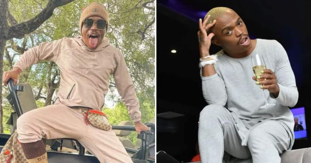 Somizi celebrates buying Saxon bread