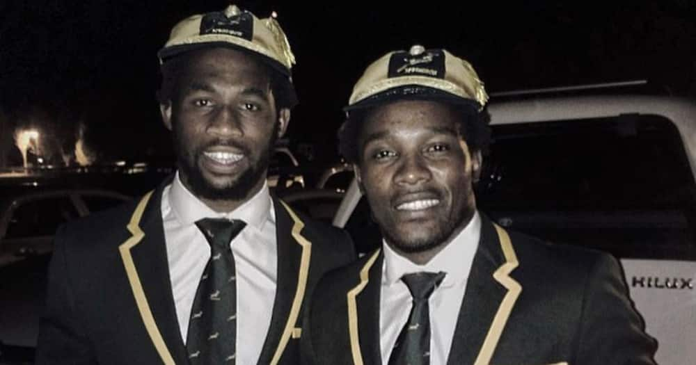 Siya Kolisi shares heartfelt farewell post with Lwazi Mvovo on IG