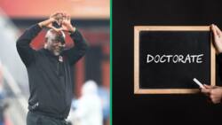 Dr Pitso Mosimane praises South African citizens and players after receiving honorary doctorate