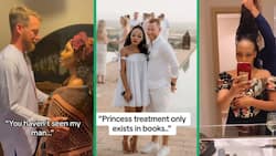 SA woman shows off how husband treats her like princess in video, his acts of service have Mzansi swooning