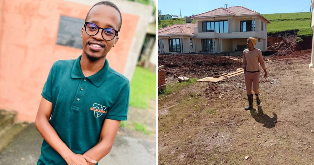 Twitter user Bongumusa Musah and his beautiful home