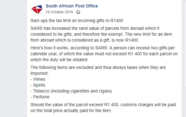south africa import duties